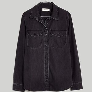 Madewell Denim Button Up in Lunar Wash